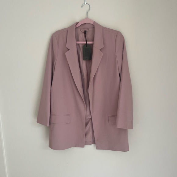 AllSaints Aleida Lilac Pink Tri Blazer Size US 6 - Picture 4 of 11